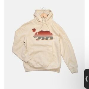 ADK Beige California Hoodie SWEATSHIRT size M NWOT